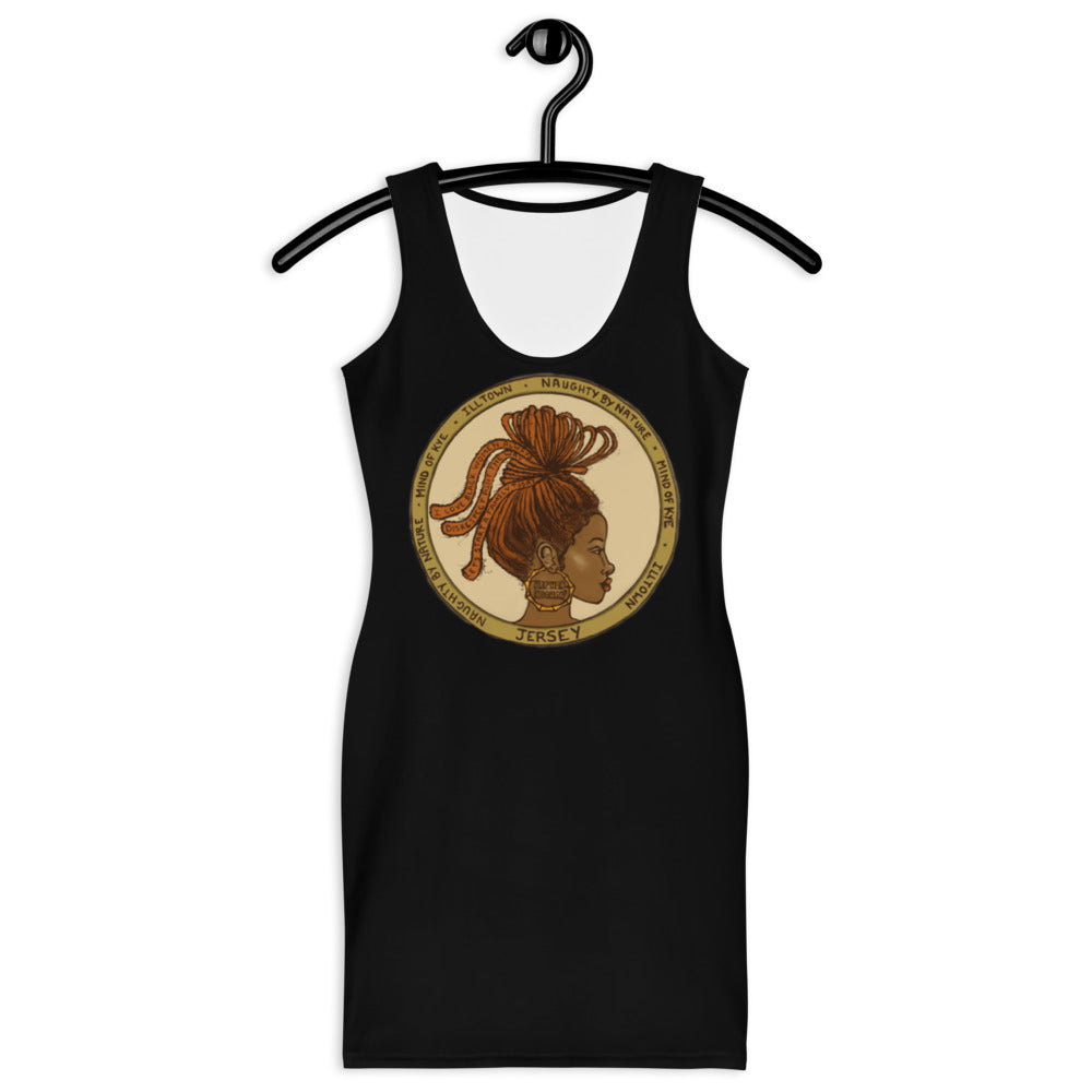 NAUGHTY BY NATURE X MIND OF KYE BODYCON DRESS